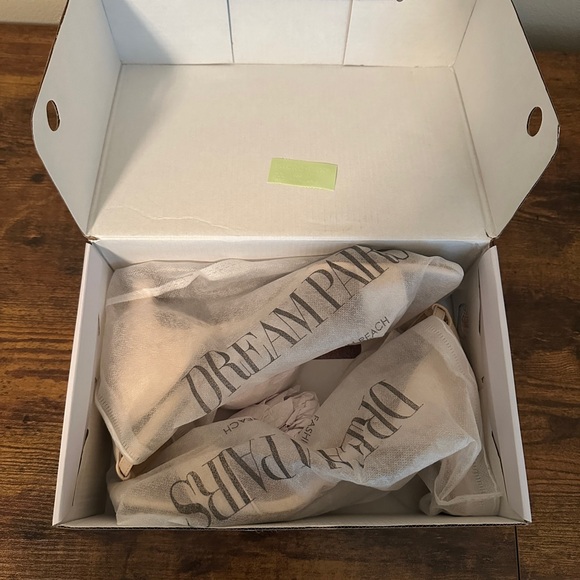 DREAM PAIRS Women's Chunk Low Heel Pump Sandals - Picture 8 of 11